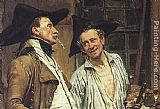 The Sign Painter [detail] by Jean-Louis Ernest Meissonier